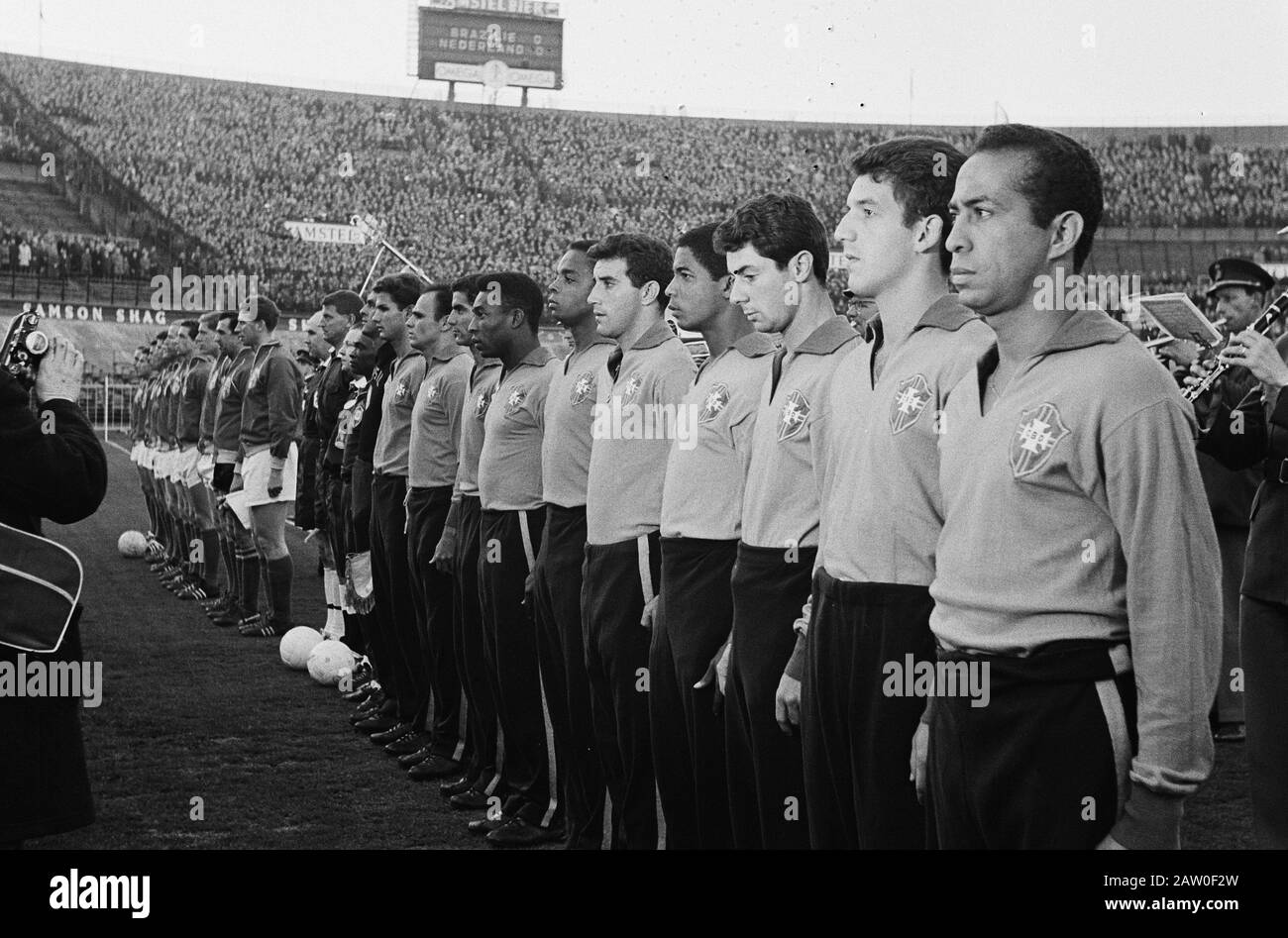 Photo de presse vintage Football, Brésil, Djalma Santos, Années Item