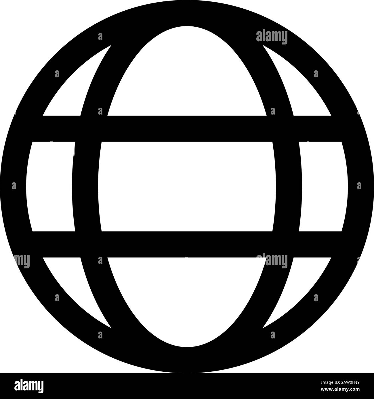 Globe icon design template vector Stock Vector Image & Art - Alamy