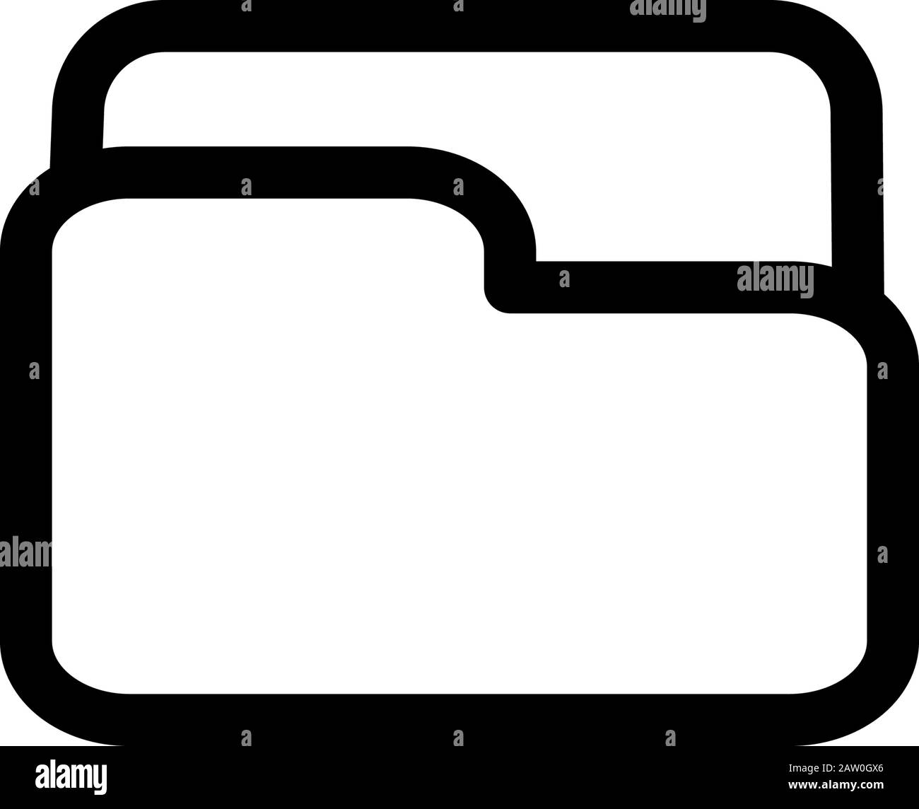 Folder icon design template vector Stock Vector Image & Art Alamy