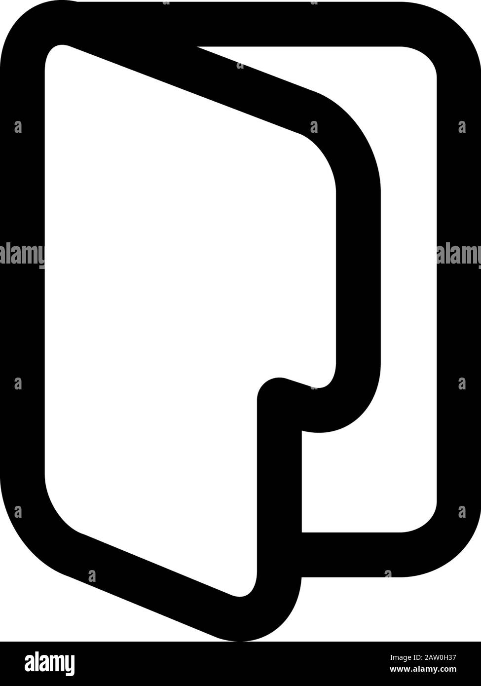 Folder icon design template vector Stock Vector Image & Art - Alamy
