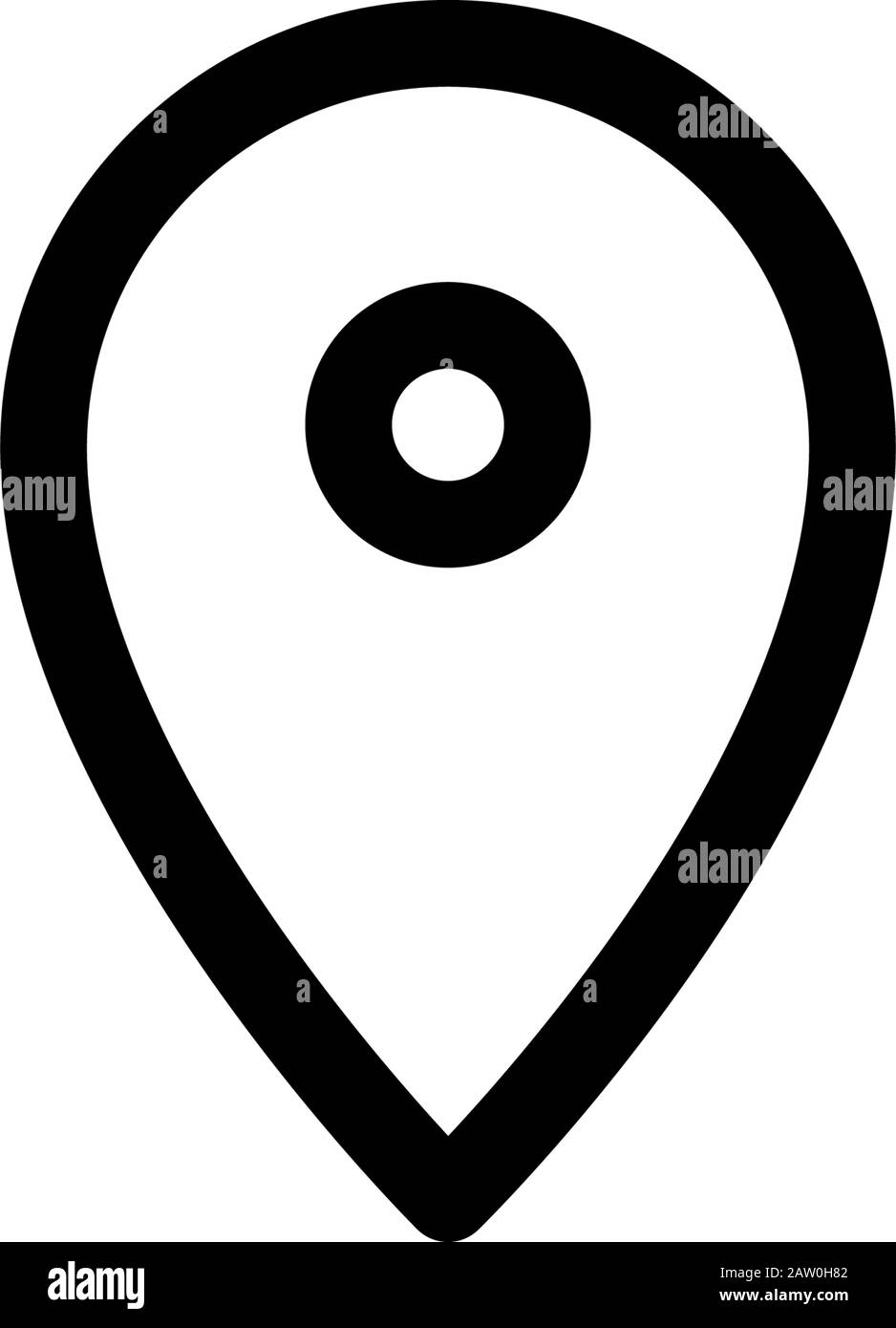 map pin icon design template vector Stock Vector Image & Art - Alamy