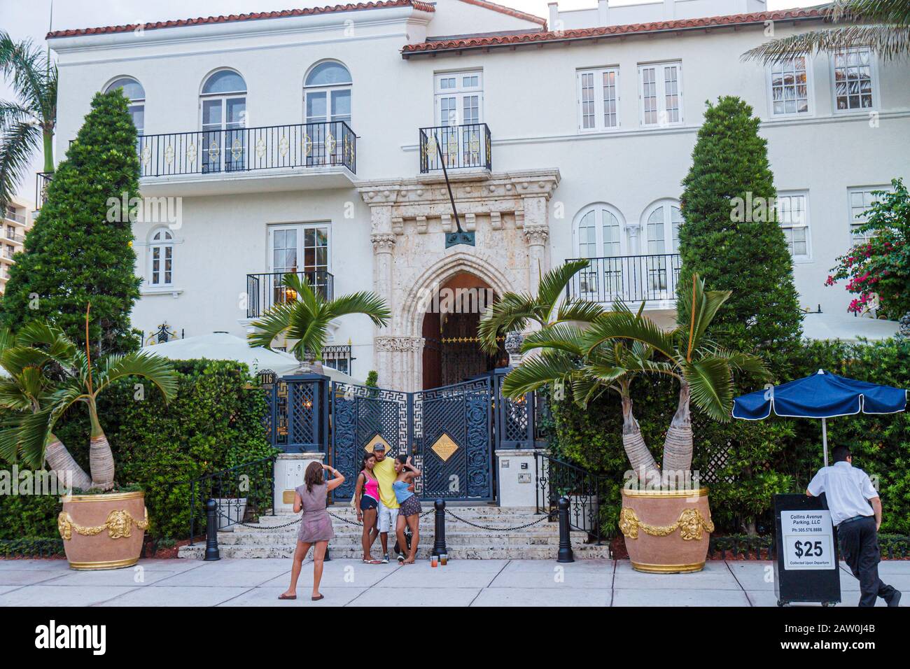 Florida Miami Beach Art Deco District Ocean Drive Casa Casuarina Gianni Versace Mansion