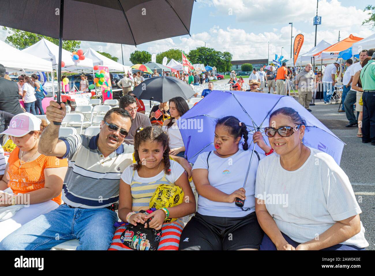 Miami Florida,Arts in the Street,Independence of Central America & Mexico Cultural Integration Day,Hispanic Latin Latino ethnic immigrant immigrants m Stock Photo