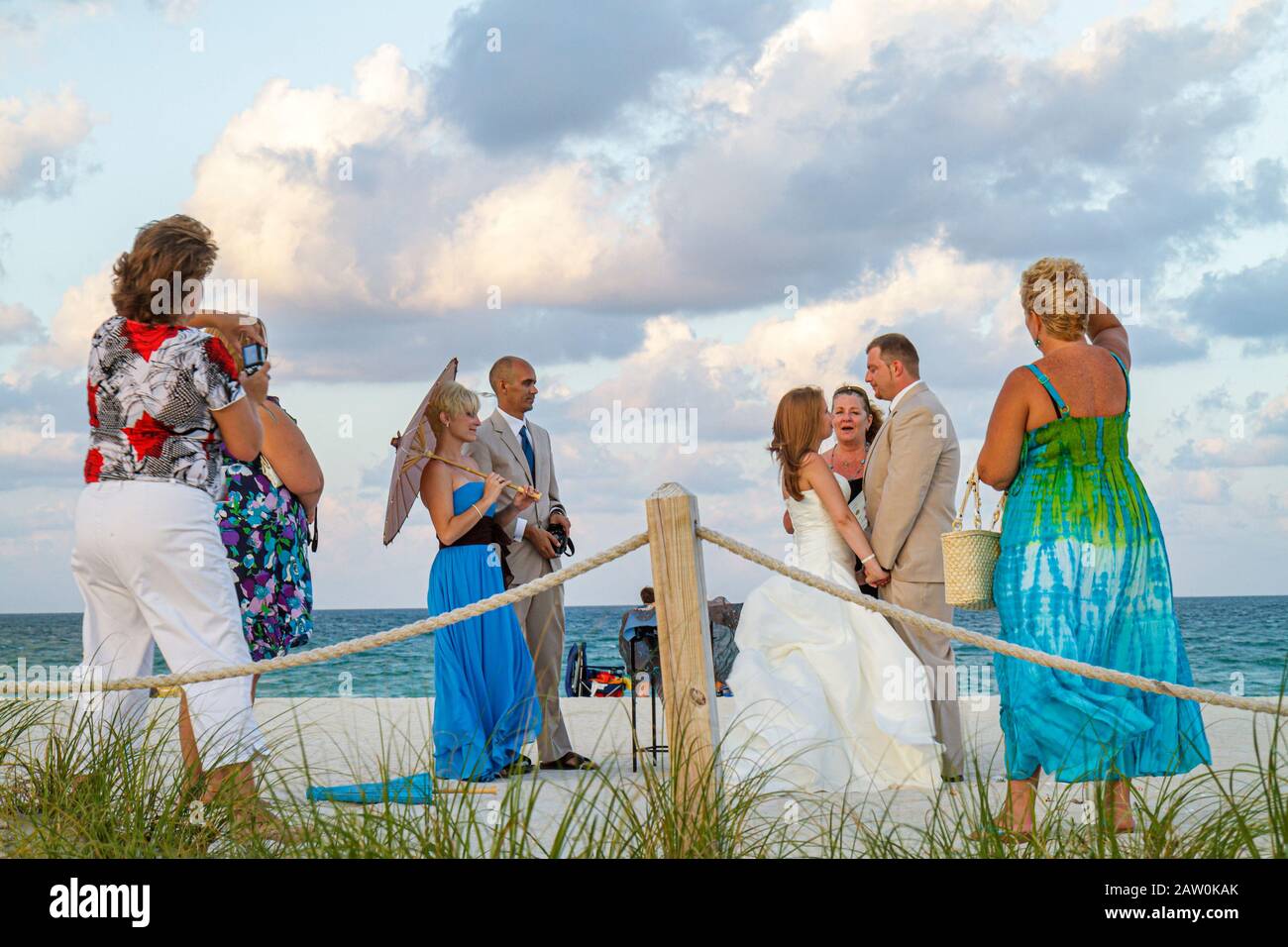 Miami Beach Florida,South Pointe Park,Point,wedding,ceremony,public