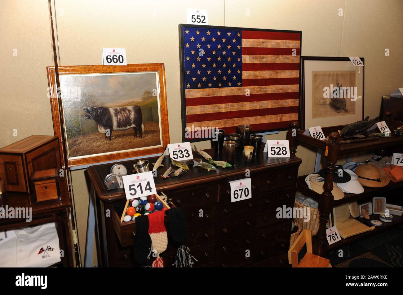 MIAMI BEACH, FL - JUNE 02: U.S. Marshals auction of more than 400 articles of jewelry, furniture, antiques and other personal property once belonging to Bernie and Ruth Madoff at the Miami Beach Convention Center on June 2, 2011 in Miami Beach, Florida People: Bernie Madoff Credit: Storms Media Group/Alamy Live News Stock Photo