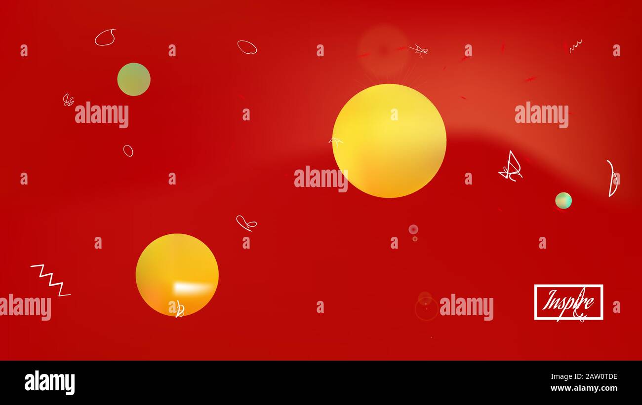 Red Stylized Space Pattern Background texture, graphic. New space fantasy. Usefull colorific ...