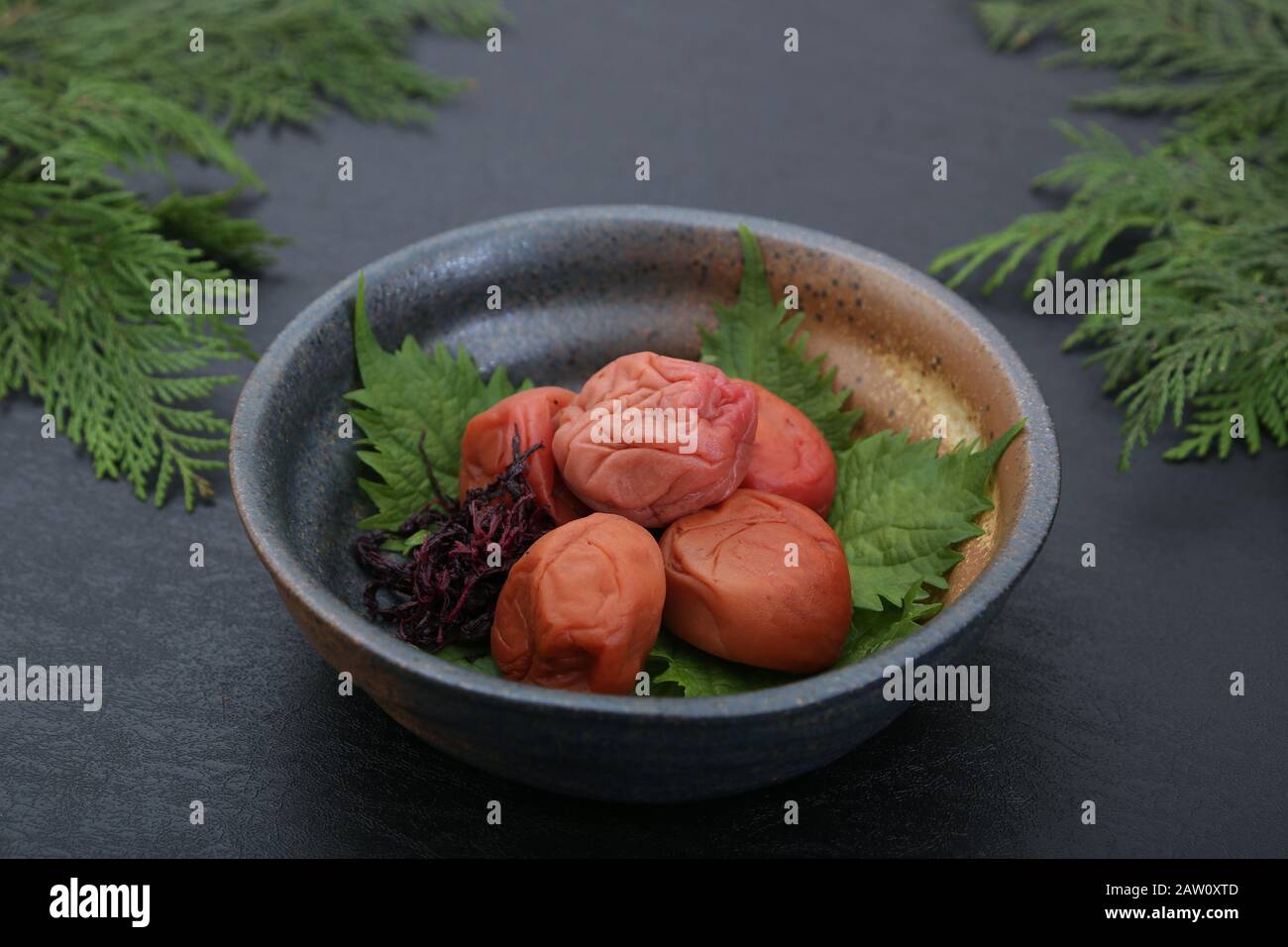 Umeboshi (Japanese pickled plum Stock Photo Alamy