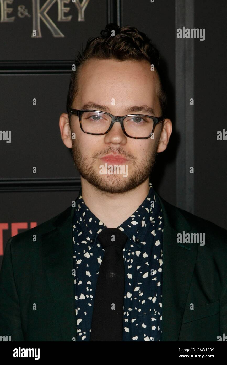 Hollywood, California, USA. 05th Feb, 2020. Thomas Mitchell Barnet attends  Netflix's Locke & Key Series Premiere photo call at the Egyptian Theatre  on February 05, 2020 in Hollywood, California. Photo:  CraSH/imageSPACE/MediaPunch Credit