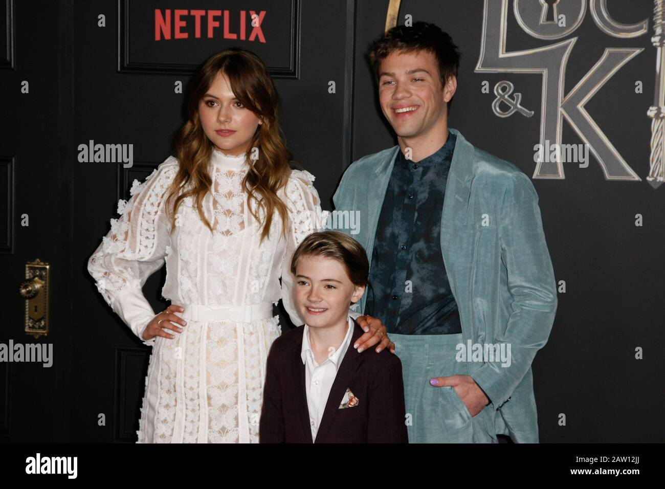 Hollywood, California, USA. 05th Feb, 2020. Thomas Mitchell Barnet attends  Netflix's Locke & Key Series Premiere photo call at the Egyptian Theatre  on February 05, 2020 in Hollywood, California. Photo:  CraSH/imageSPACE/MediaPunch Credit