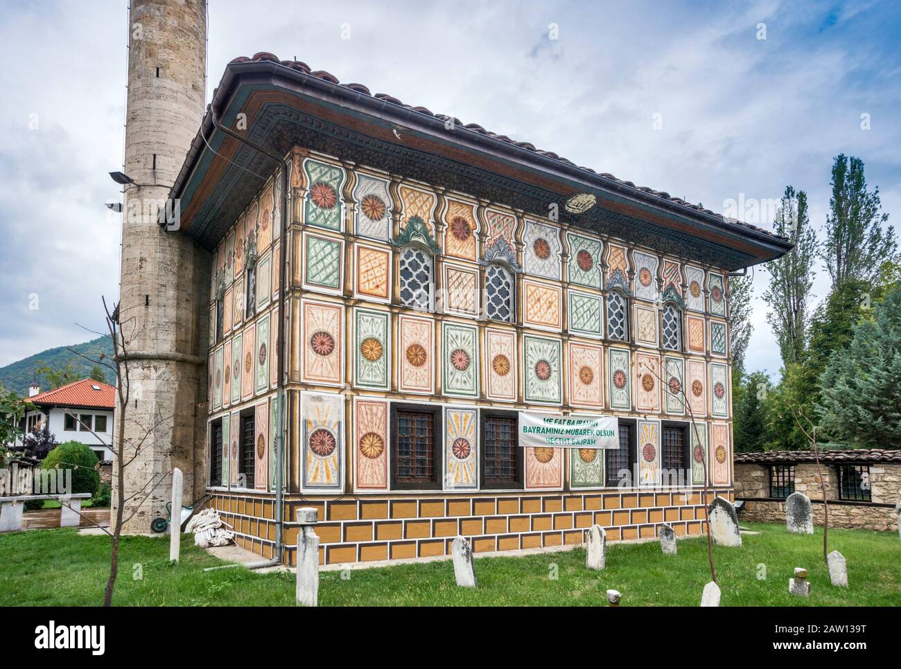 Sarena Dzamija (Painted Mosque) in Tetovo, North Macedonia Stock Photo ...