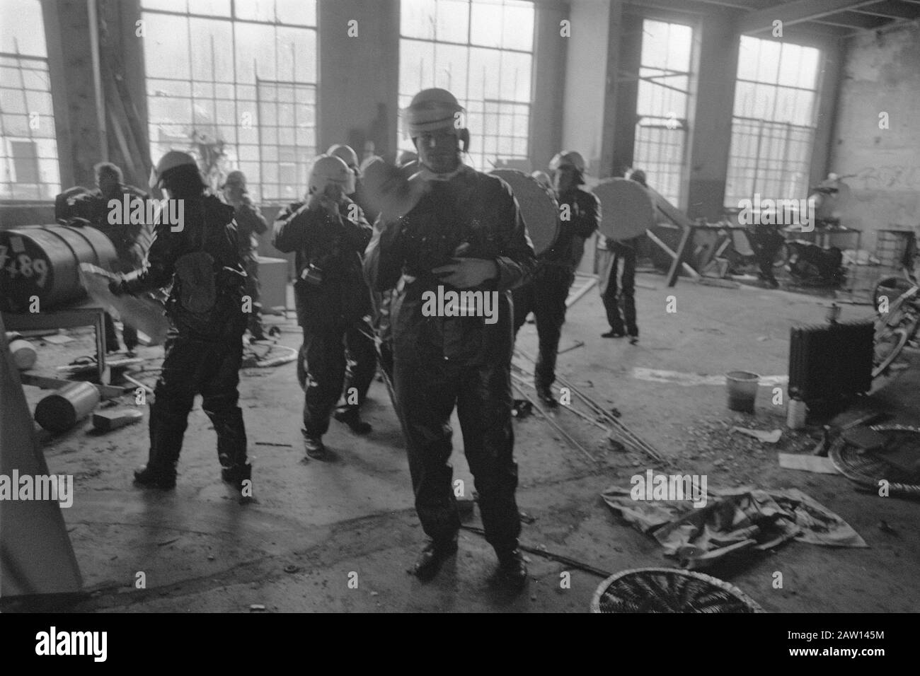 Big Clearance Wetering, today squat evicted in Amsterdam by riot and