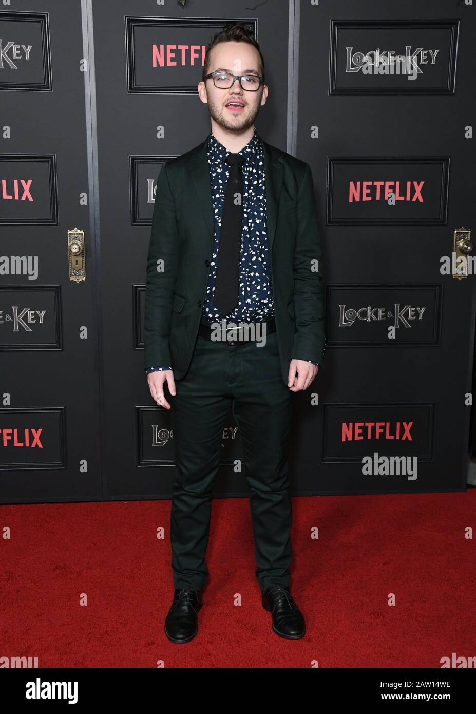 Hollywood, California, USA. 05th Feb, 2020. Thomas Mitchell Barnet attends  Netflix's Locke & Key Series Premiere photo call at the Egyptian Theatre  on February 05, 2020 in Hollywood, California. Photo:  CraSH/imageSPACE/MediaPunch Credit