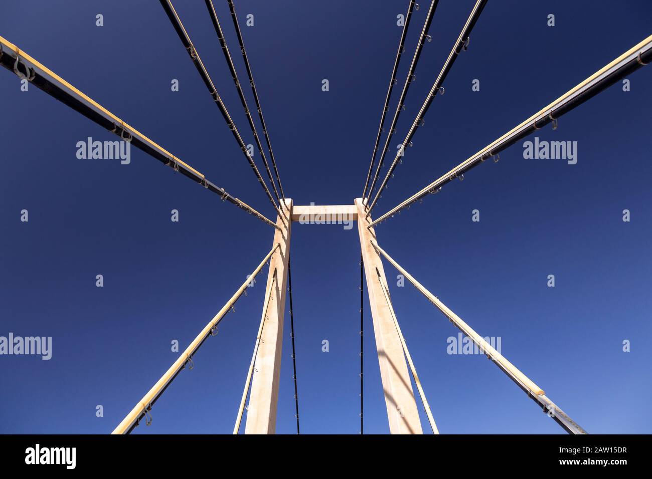 Bridge structure at Costa Adeje, Tenerife, Canary Islands Stock Photo