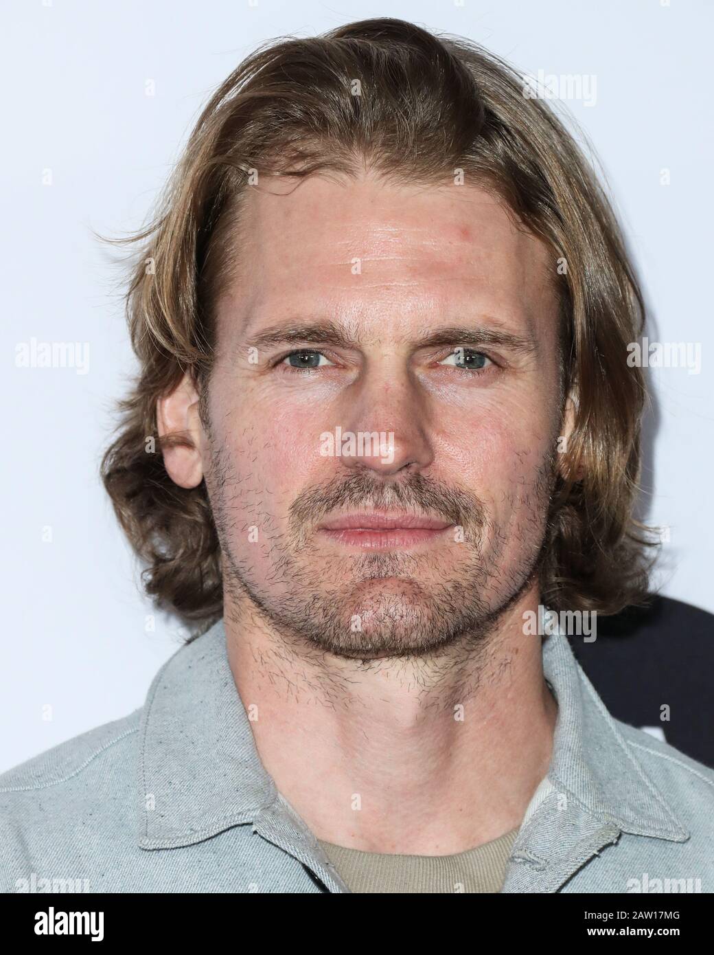 Los Angeles, United States. 05th Feb, 2020. LOS ANGELES, CALIFORNIA, USA - FEBRUARY 05: Josh Pence arrives at the Los Angeles Art Show 2020 Opening Night Gala held at the Los Angeles Convention Center on February 5, 2020 in Los Angeles, California, United States. (Photo by Xavier Collin/Image Press Agency) Credit: Image Press Agency/Alamy Live News Stock Photo