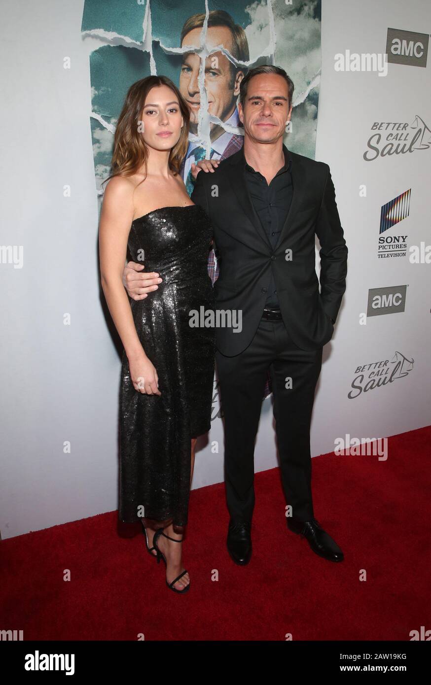 Hollywood, Ca. 5th Feb, 2020. Alejandra Guilmant, Tony Dalton, at the Premiere Of AMC's 'Better Call Saul' Season 5 at The ArcLight Cinemas in Hollywood, California on February 5, 2020. Credit: Faye Sadou/Media Punch/Alamy Live News Stock Photo