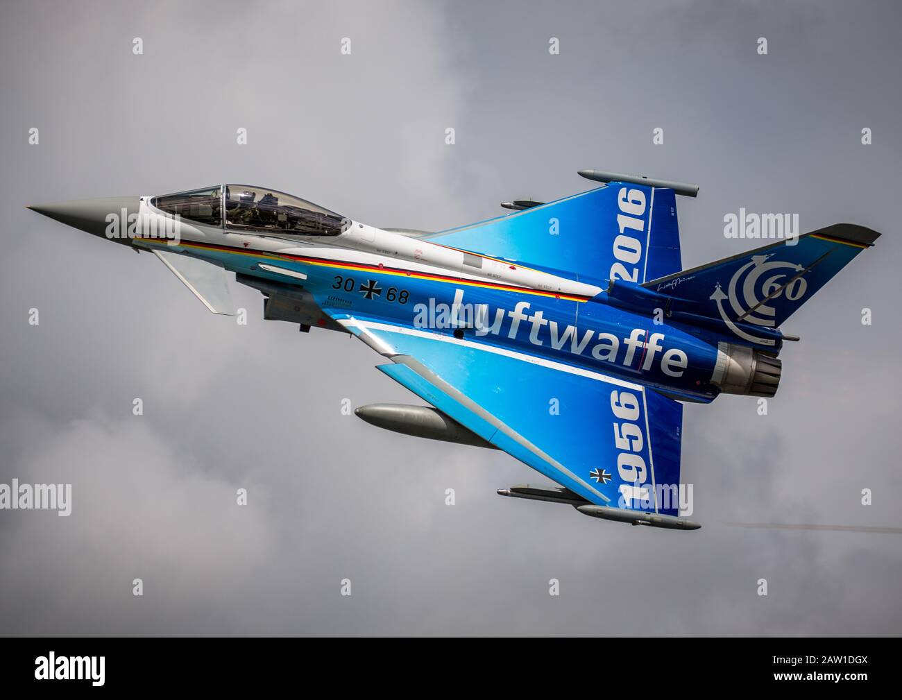 Luftwaffe Typhoon 60 years Stock Photo