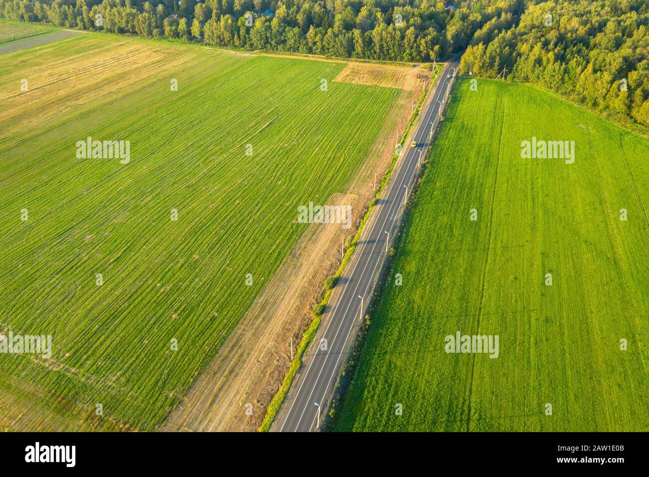 Aerial view empty agricultural hi-res stock photography and images - Alamy