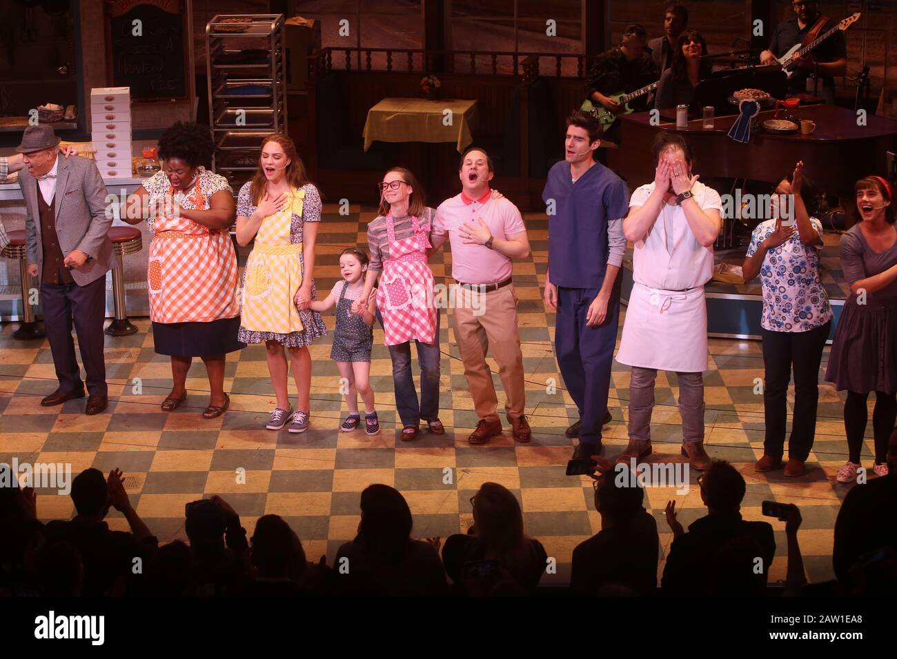 Broadway closing night of Waitress The Musical at the Brooks 