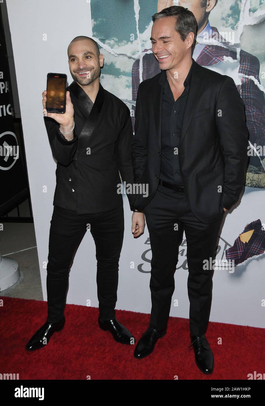 Los Angeles, USA. 05th Feb, 2020. (L-R) Michael Mando and Tony Dalton at AMC's BETTER CALL SAUL Season 5 Premiere held at the ArcLight Cinemas Hollywood in Los Angeles, CA on Wednesday, ?February 5, 2020. (Photo By Sthanlee B. Mirador/Sipa USA) Credit: Sipa USA/Alamy Live News Stock Photo