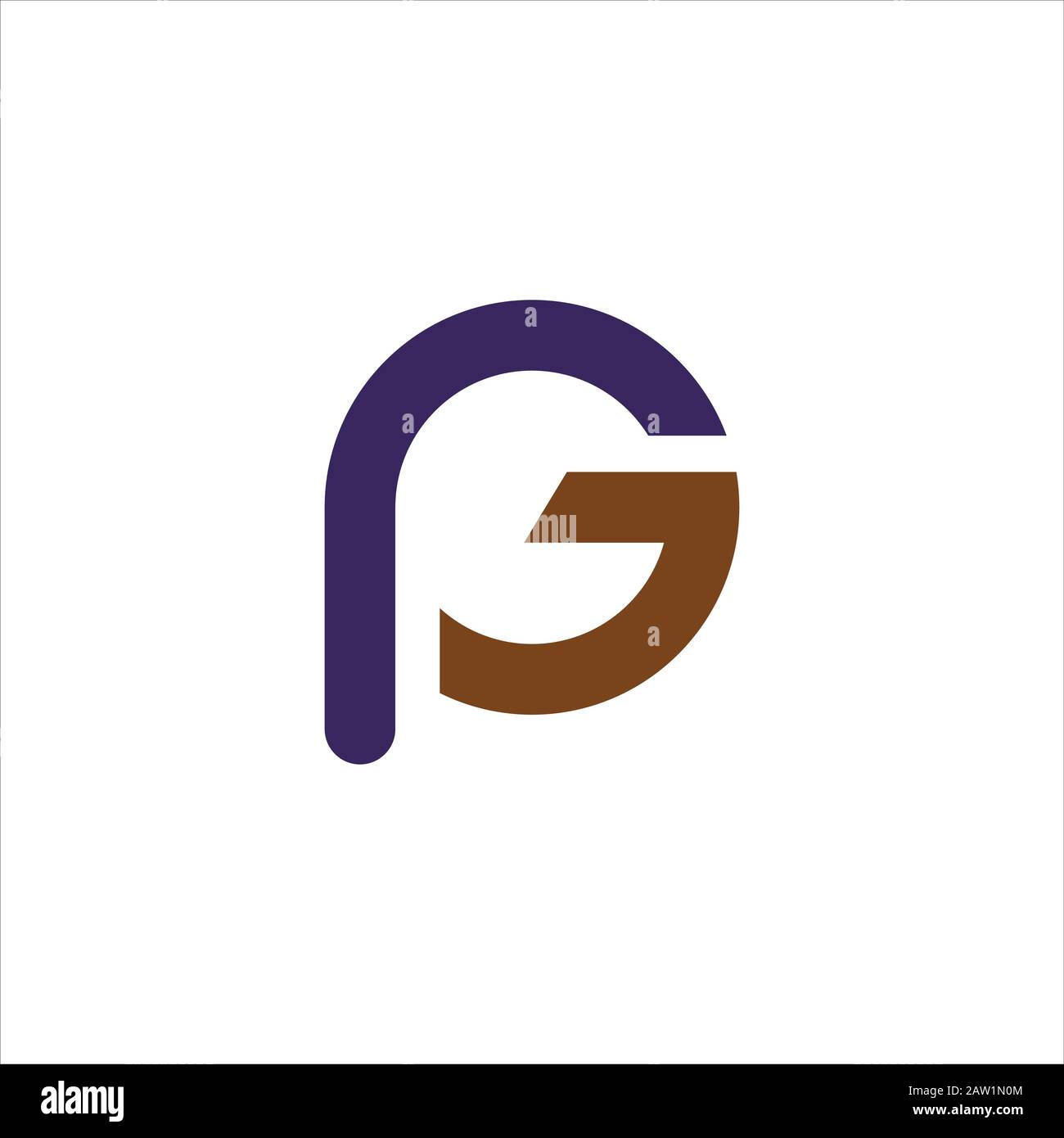 Initial Letter Gp Or Pg Logo Vector Design Stock Vector Image Art Alamy