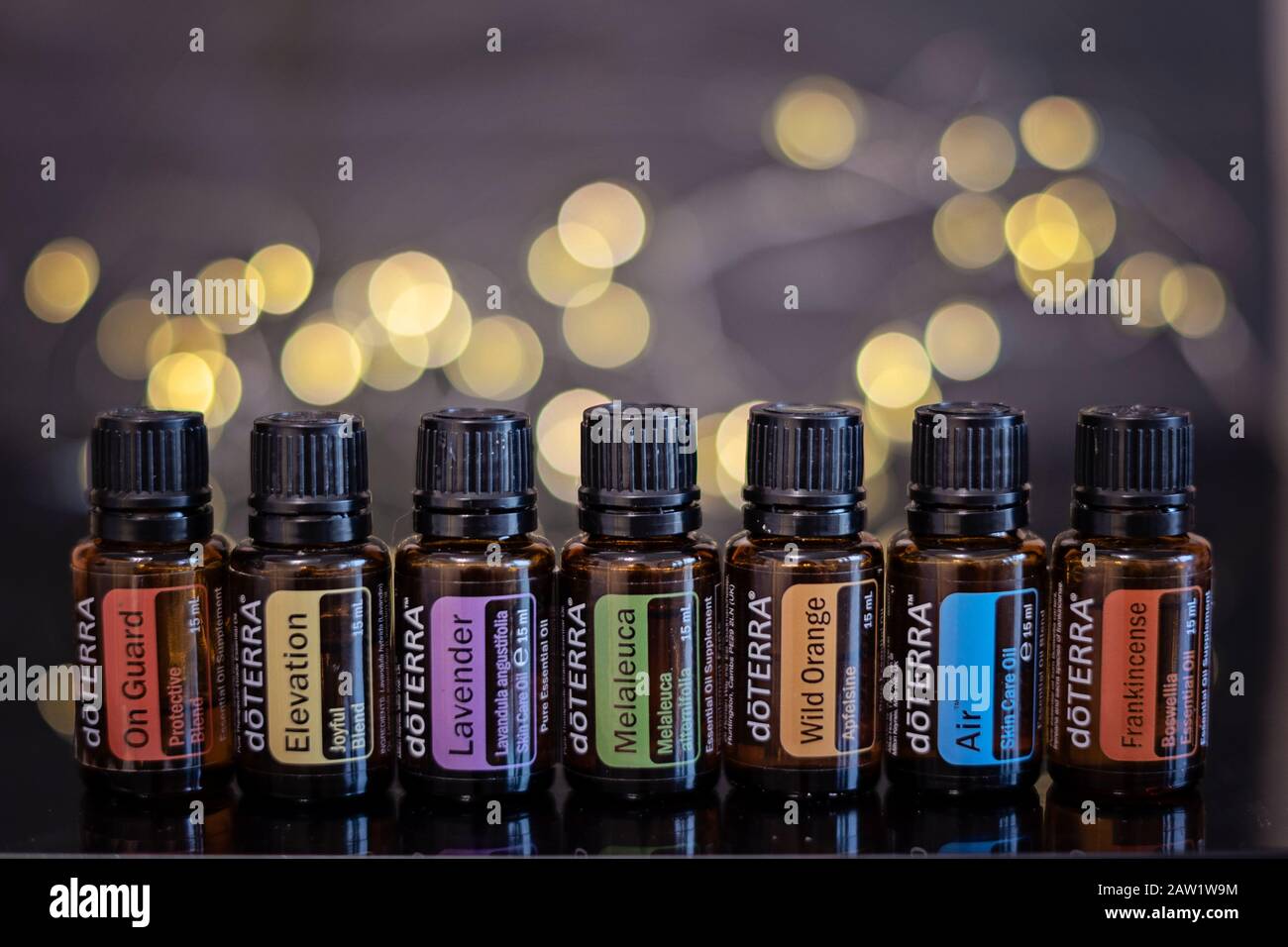 Banska Bystrica Slovakia November 27th 2019 High Quality Essential Oils Doterra Brand Healthcare And Wellbeing Concept Aromatherapy Oils Stock Photo Alamy