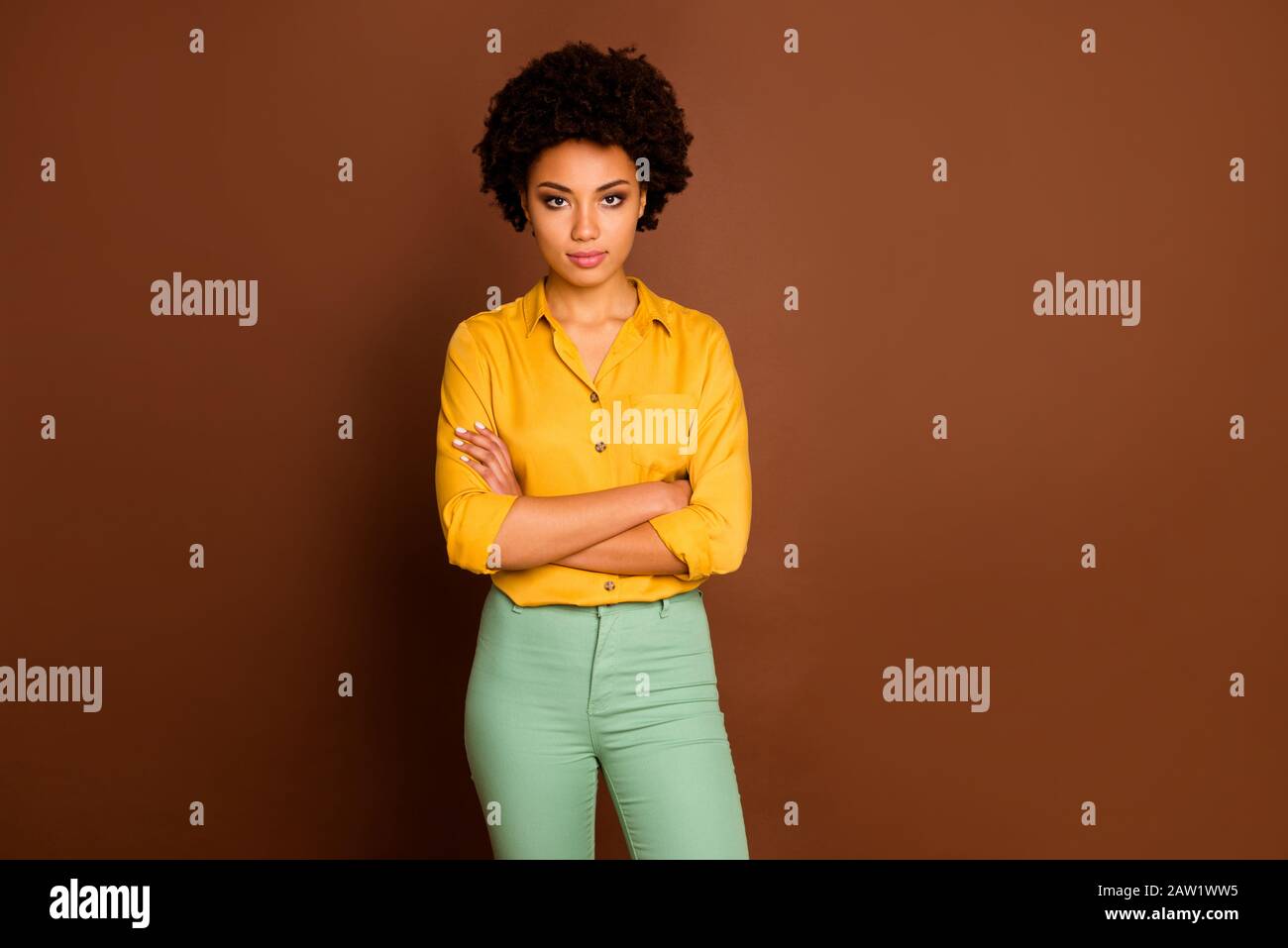 orange shirt green pants