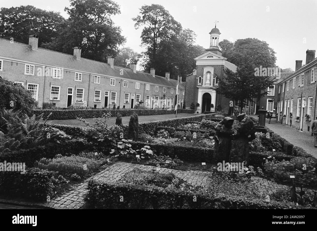 Overview Begijnhof Breda Date: June 3, 1980 Location: Breda Institution Name: Beguine Stock Photo