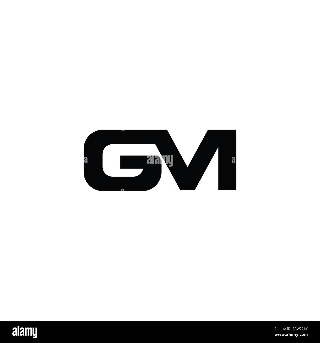 Car Gm Letter Logo Vector & Photo (Free Trial)