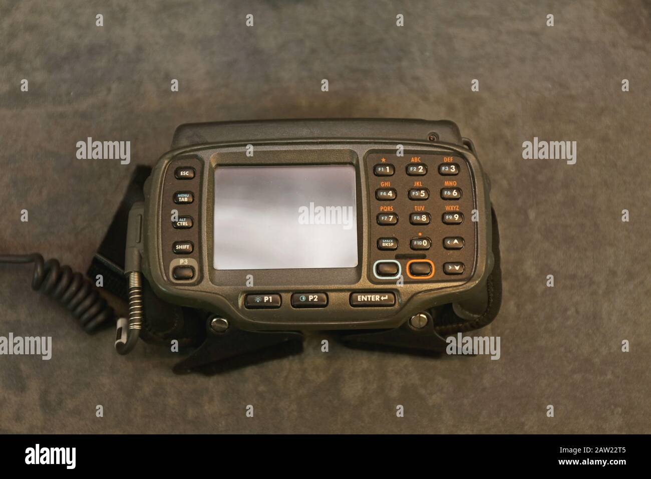 Ring Barcode Scanner Reader for Fast Picking in Warehouse Stock Photo -  Alamy