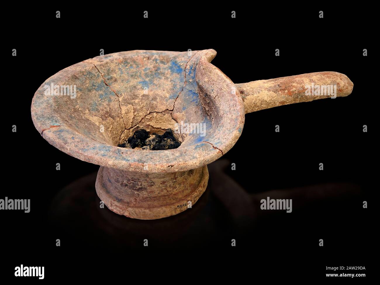 Minoan brazier cult vessel for burning offerings with charcoal, 1400 ...