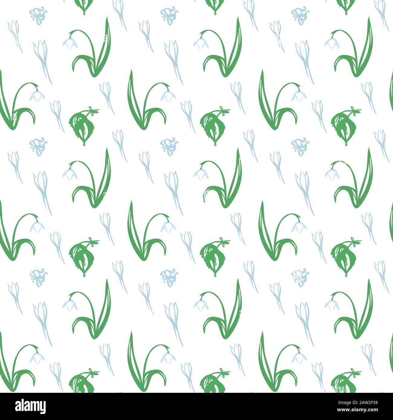 Trendy Seamless Floral Pattern in Vector Stock Vector Image & Art - Alamy
