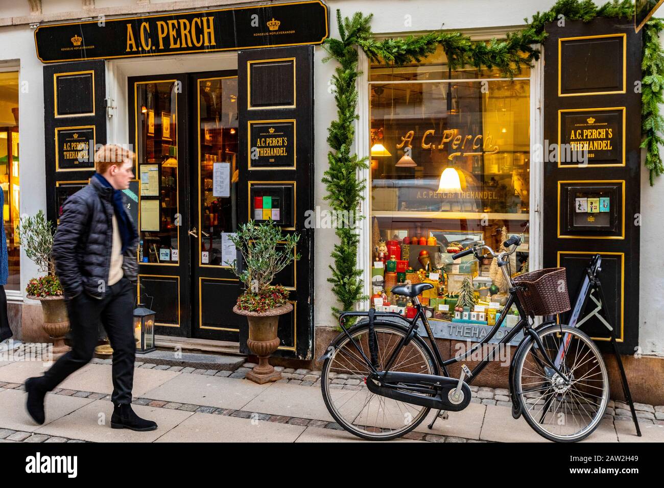 Barnlig Forsømme jeg fandt det A C Perch Tea Shop, Copenhagen, Denmark Stock Photo - Alamy