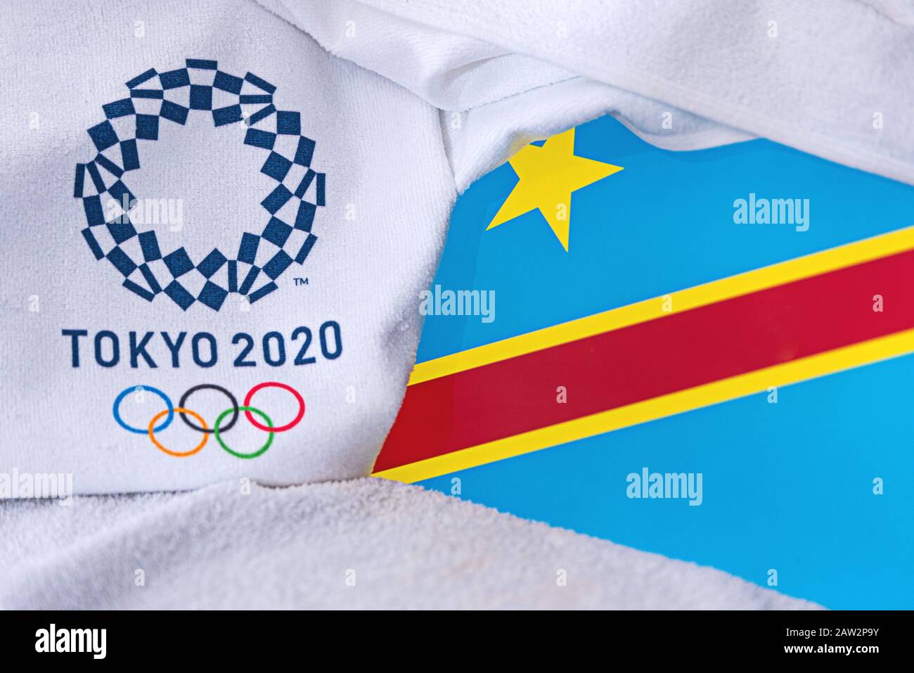 TOKYO, JAPAN, FEBRUARY. 4, 2020 Congo, Democratic Republic of Congo