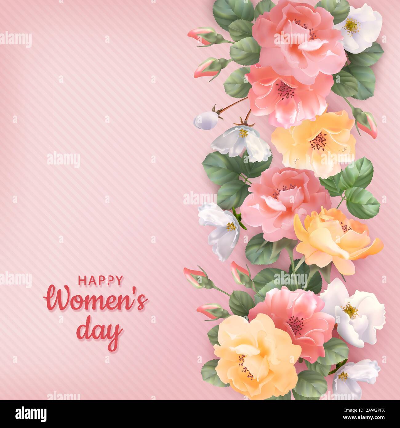 Women S Day Background Stock Vector Image Art Alamy