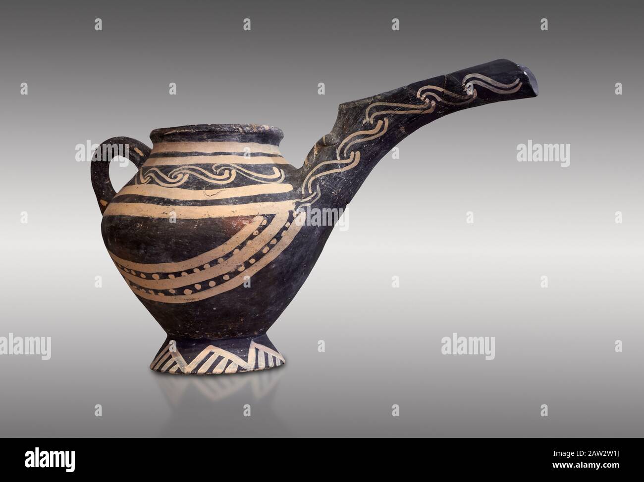 Minoan Vasiliki Ware long spouted