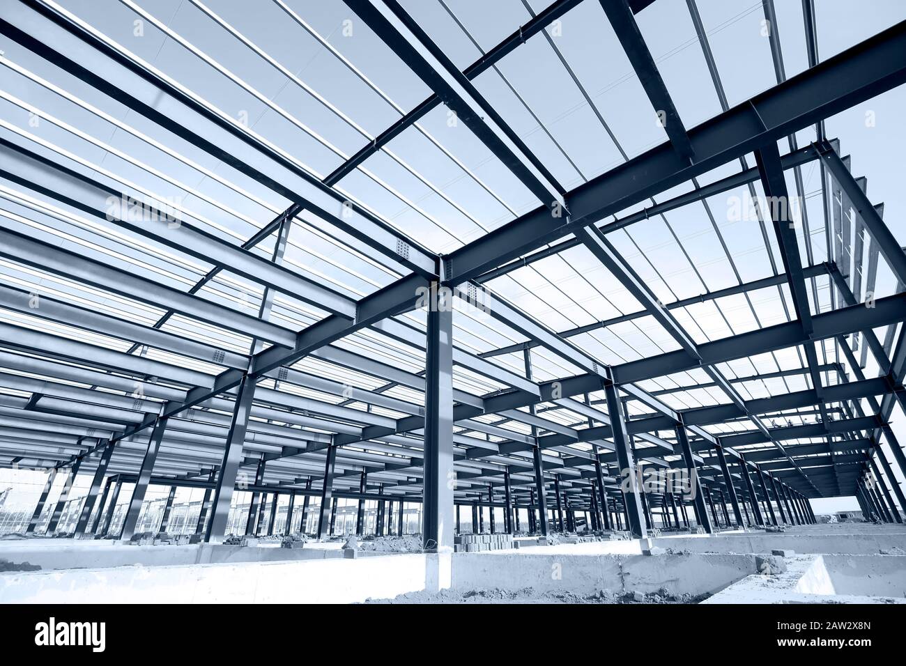 The steel structure Stock Photo - Alamy