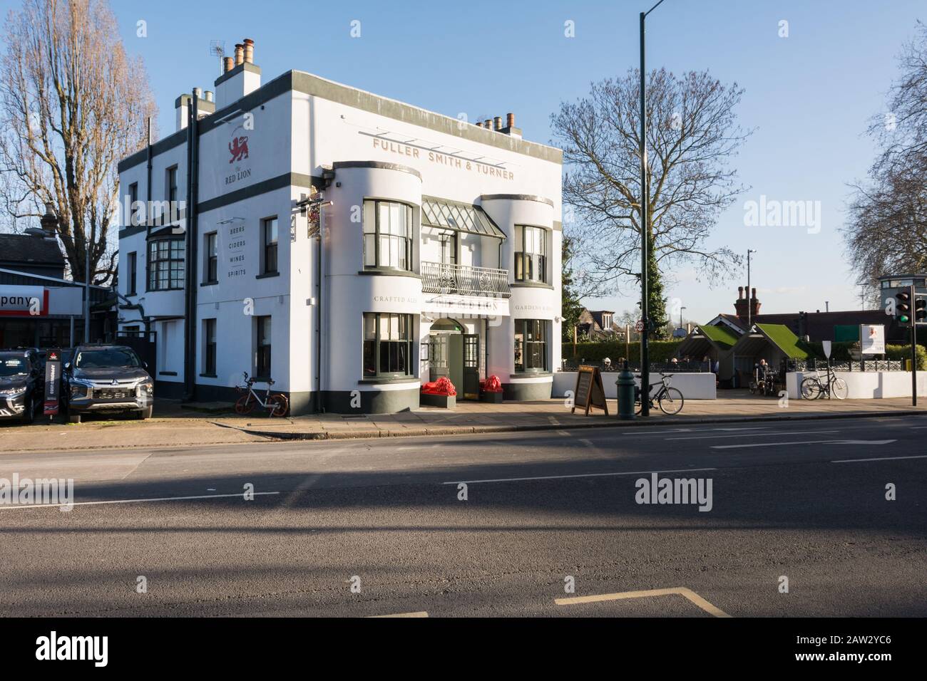 The Red Lion public house, Castelnau, Barnes, London SW13 Stock Photo