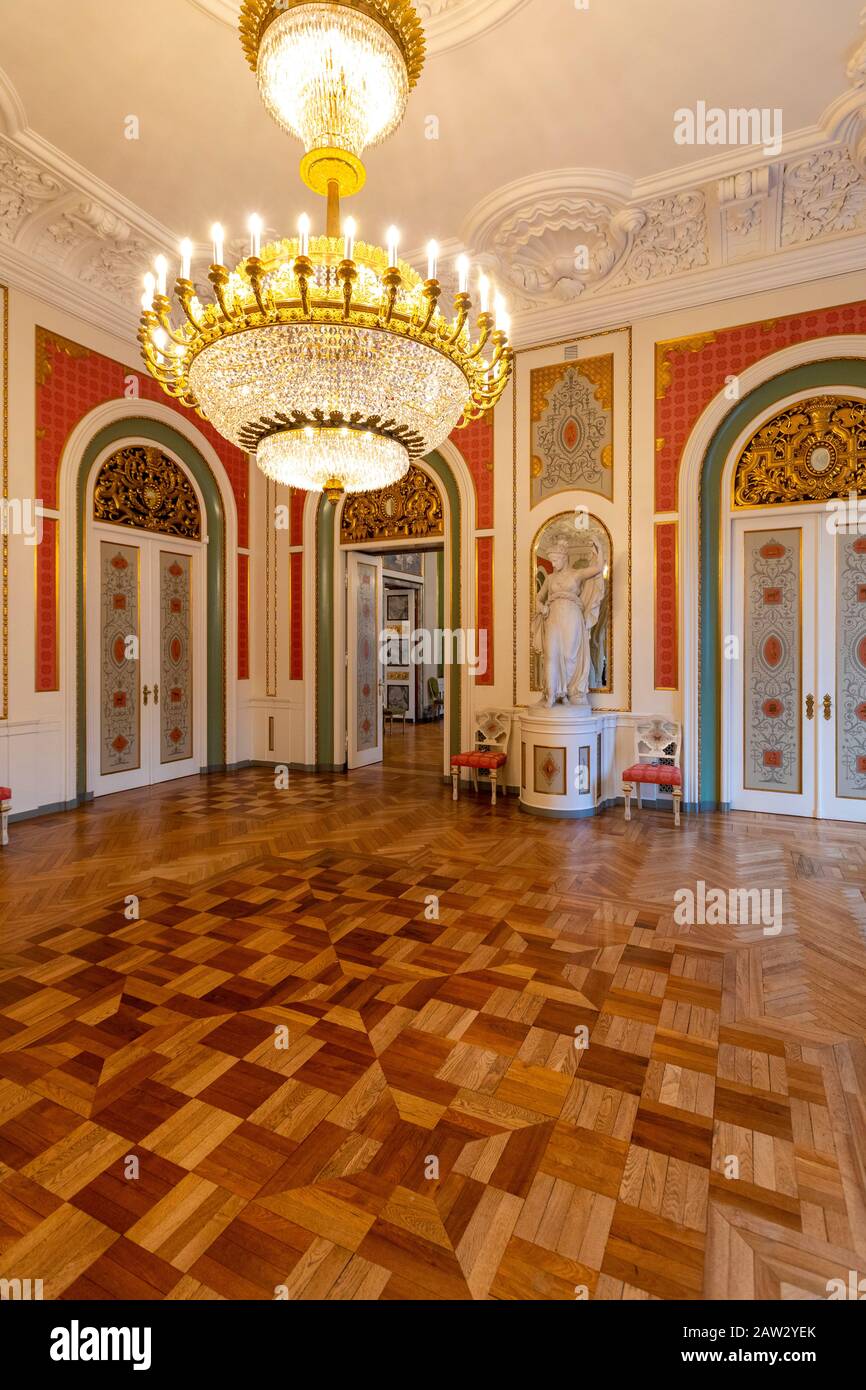 The Royal Reception Rooms, Christiansborg Palace, Copenhagen, Denmark Stock Photo