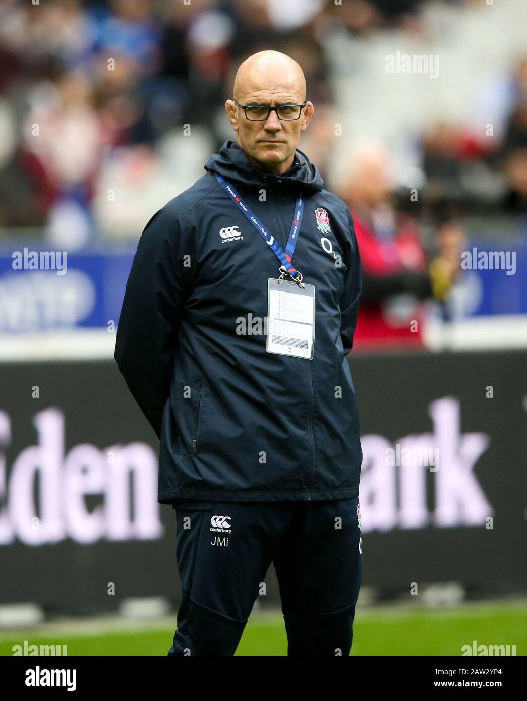 England Coach John Mitchell France v England, Guinness 6 Nations Rugby ...