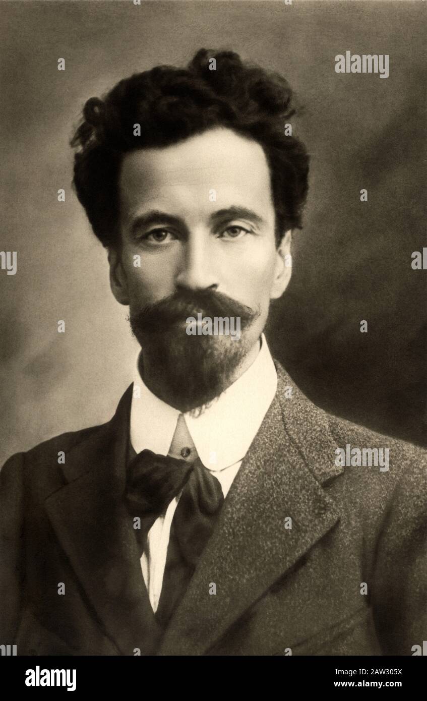 1910 ca. , TRENTO , Trentino Alto Adige , ITALY : The italian potriot CESARE  BATTISTI ( 1875 - 1916 ) , founder of socialist newspaper L' Avvenire del  Stock Photo - Alamy