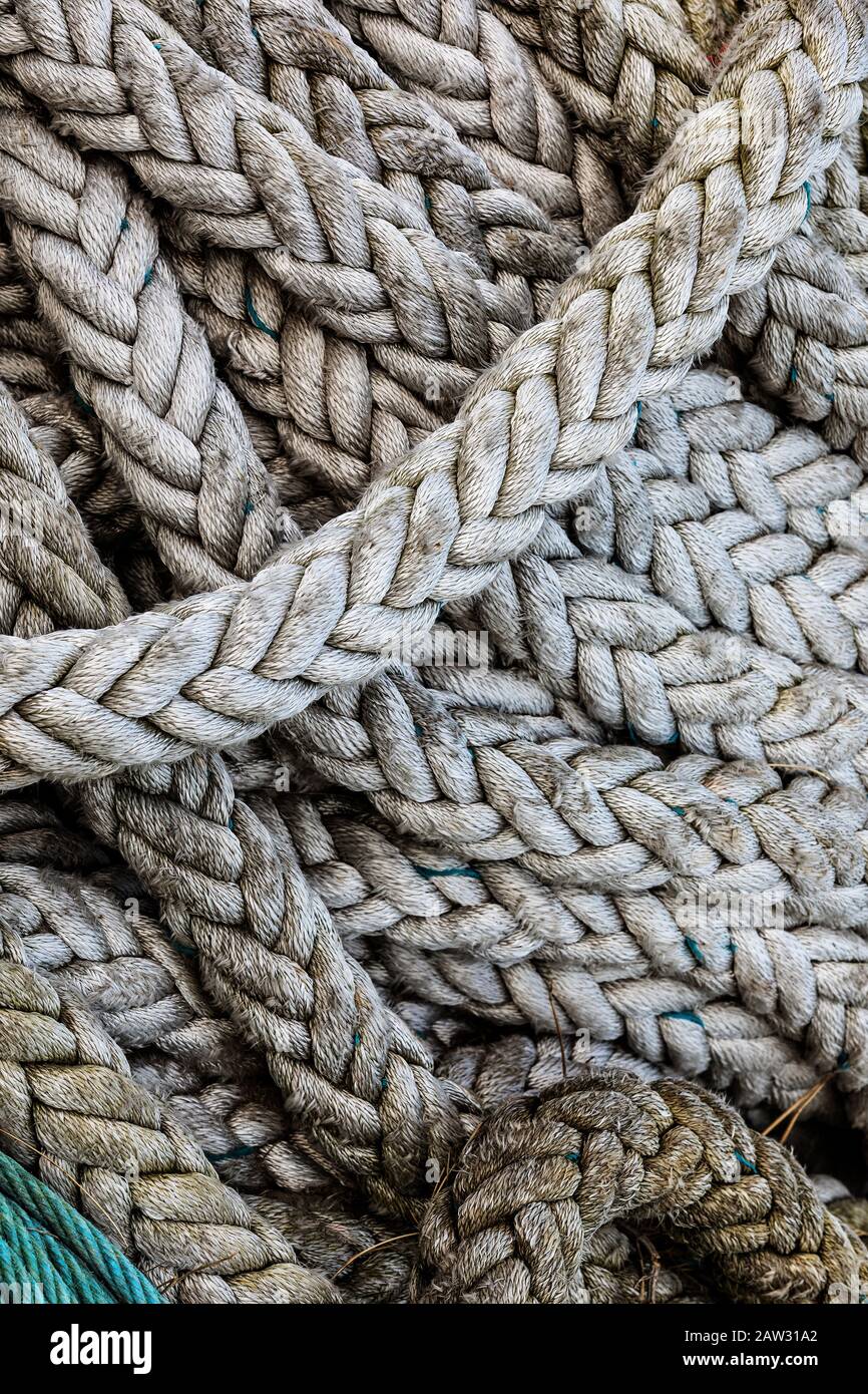 Rope Detail Stock Photo
