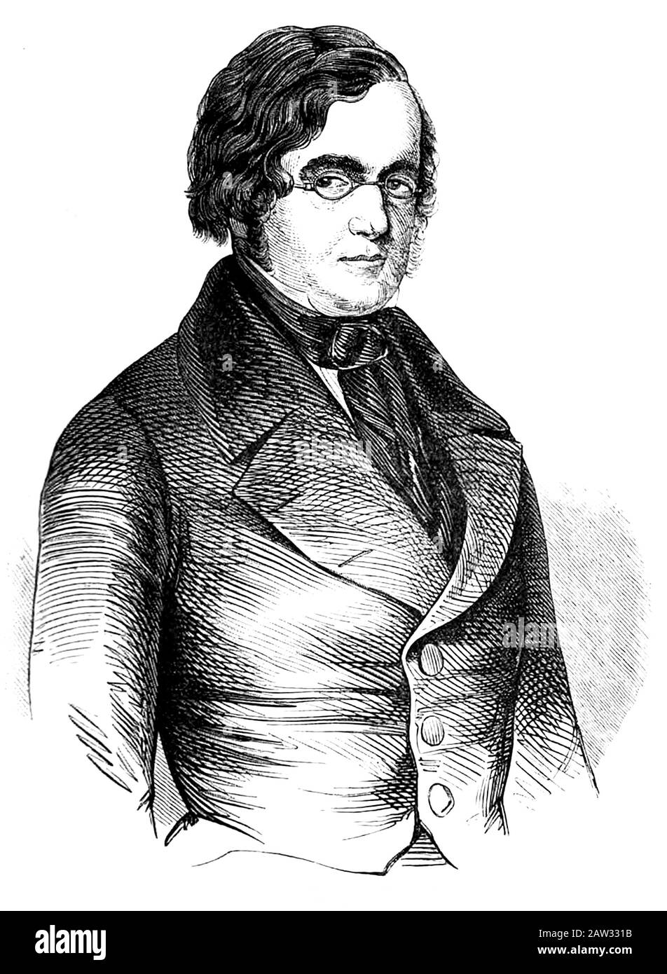 1850 ca : The italian politician VINCENZO GIOBERTI  ( 1801 - 1852 ) was an Italian philosopher, publicist and politician .  - POLITICO - POLITICA - PO Stock Photo