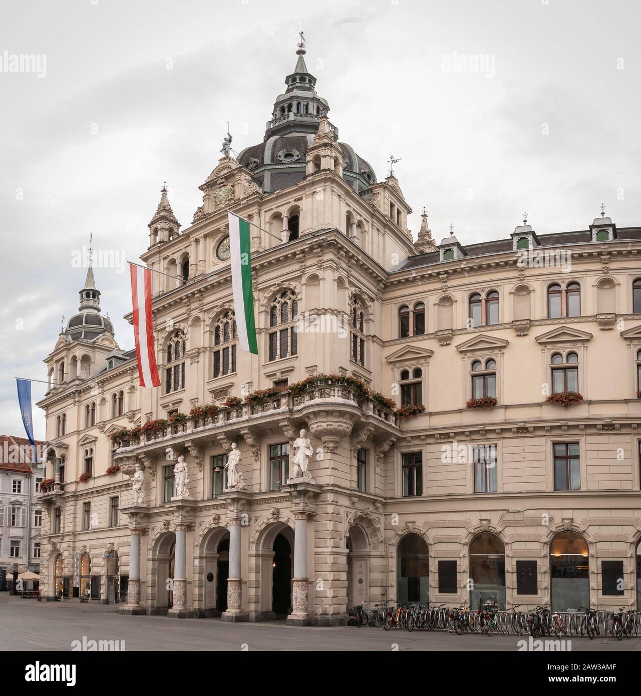 Graz Rathaus (city hall) in main square, Styria, Austria Stock Photo