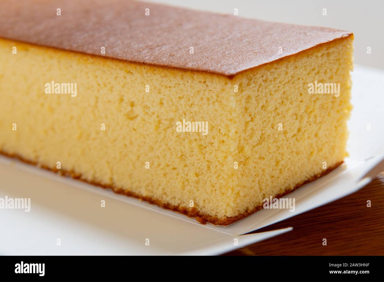 japanese sweets, castella cake, sponge cake (Japanese sponge cake Stock