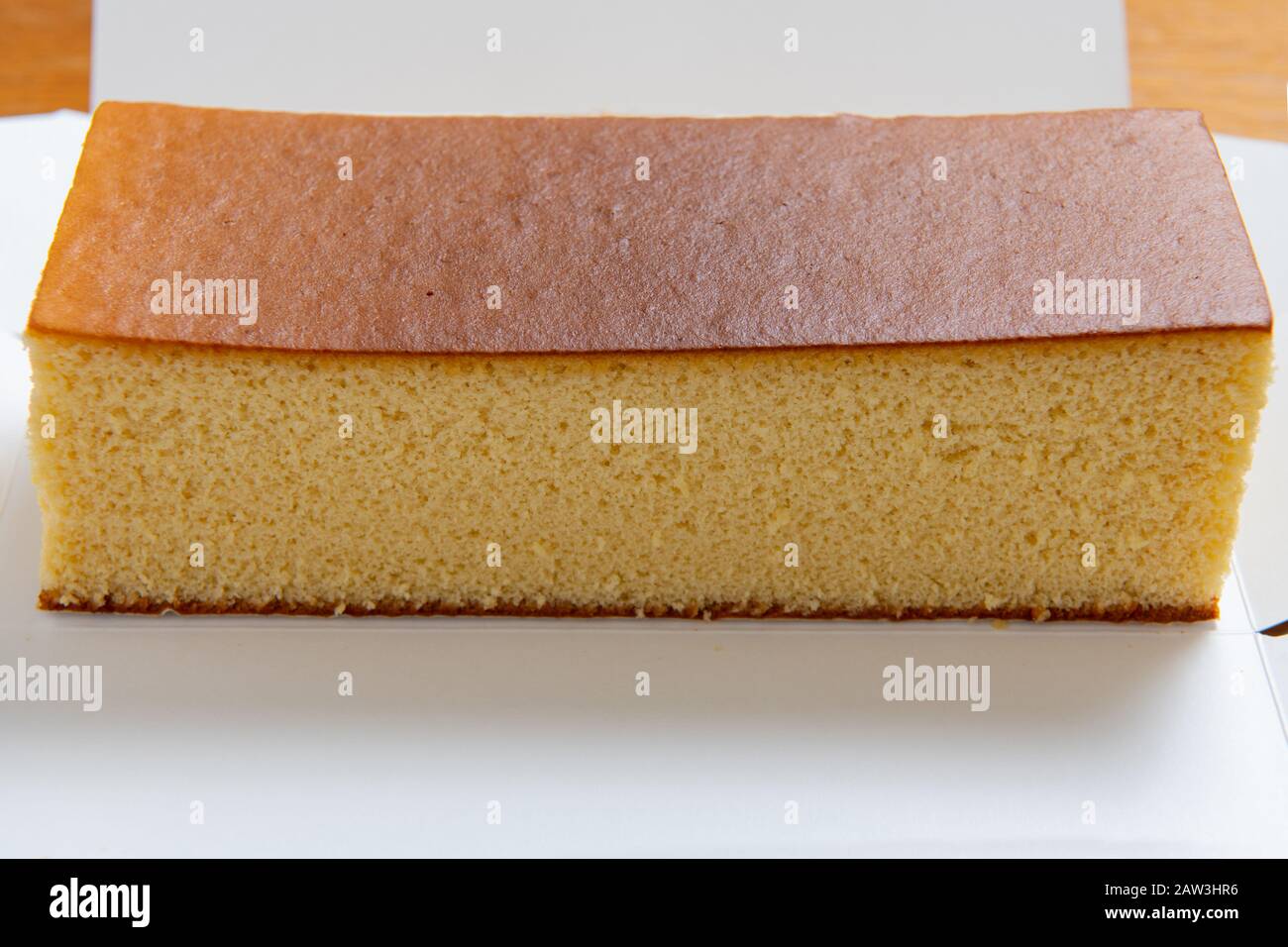 japanese sweets, castella cake, sponge cake (Japanese sponge cake Stock