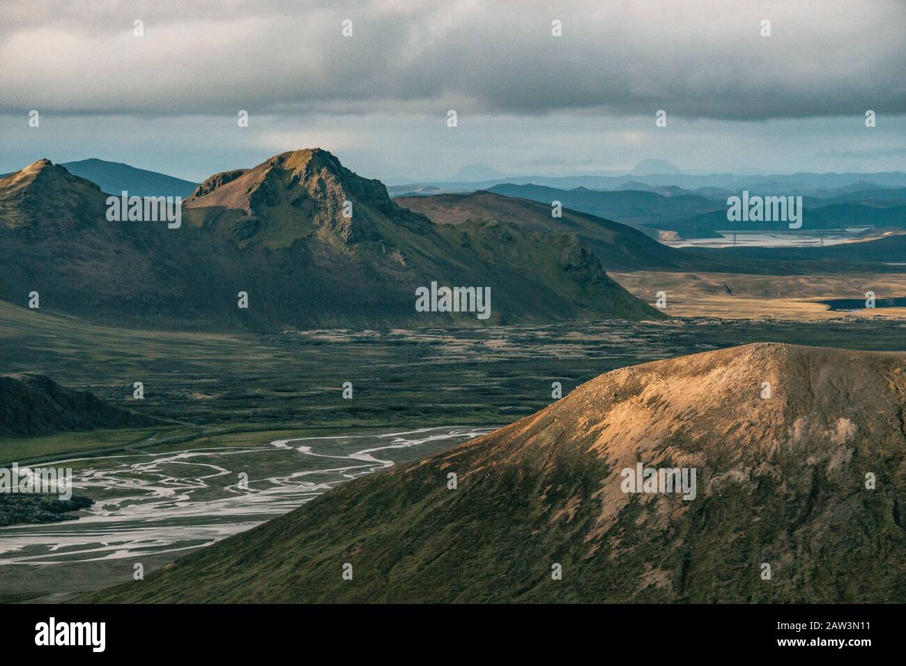 Layers of Highlands Stock Photo