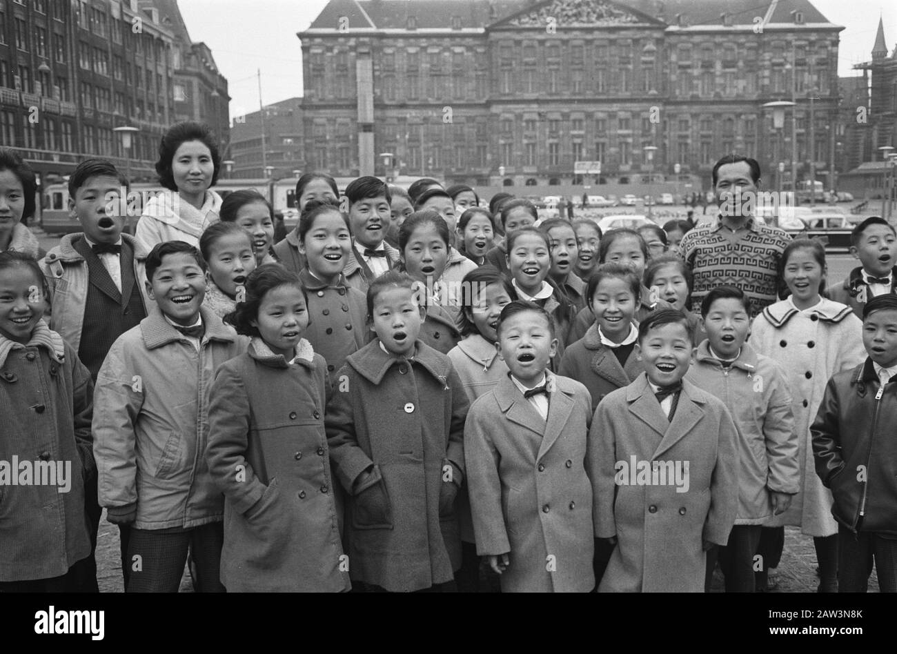 World wision korean orphan choir hires stock photography and images