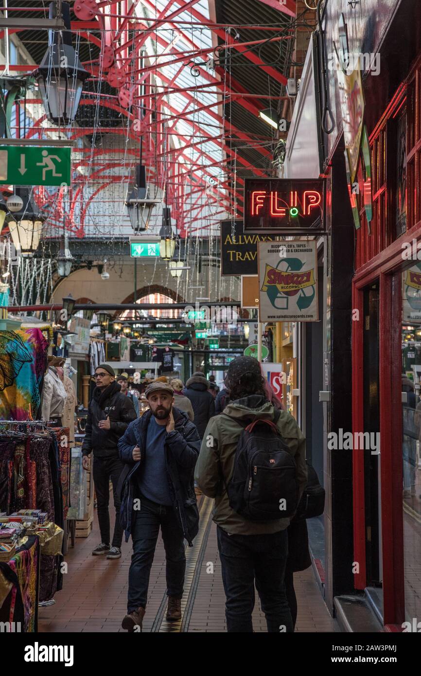 Dublin, Ireland 29th January 2020 Street Arcade shopping