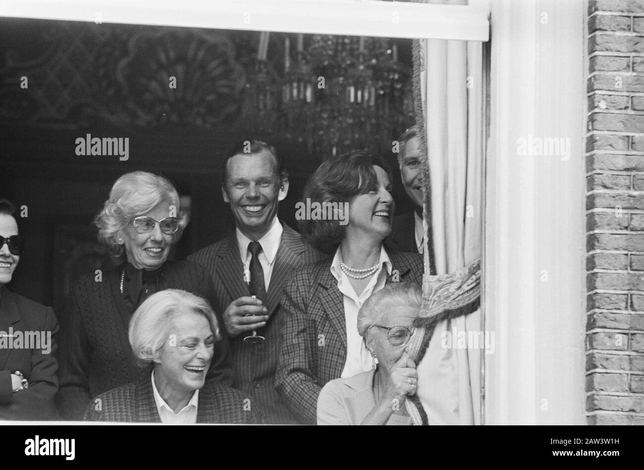 Budget Day 1986 Princess Juliana stores procession watched from the