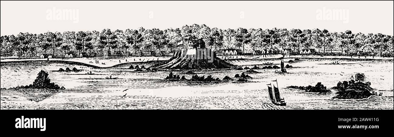 Fort Saint Anthony, Axim, Ghana, Gulf of Guinea, West Africa, 17th century Stock Photo